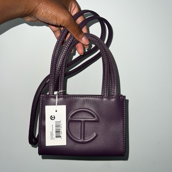 Telfar Small Eggplant Shopping Bag - Picture 1 of 6